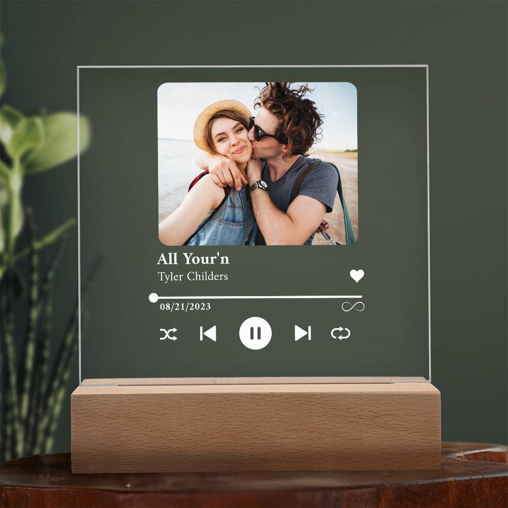 Personalized Song Plaque