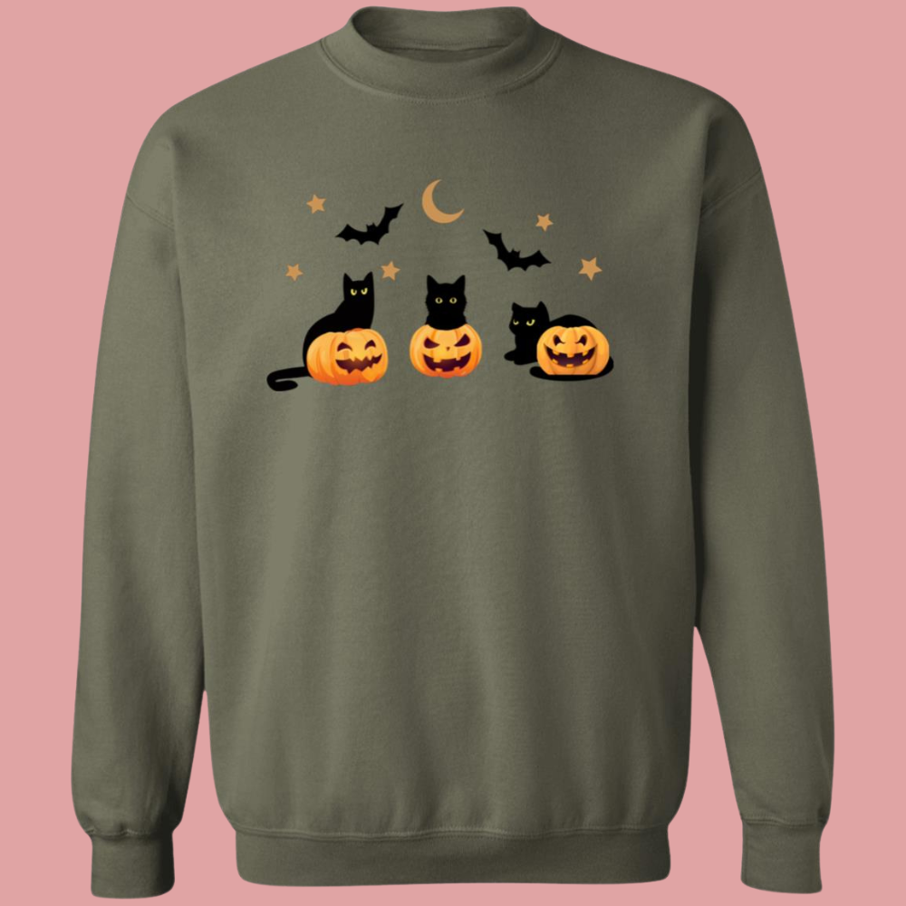 Black Cat Halloween Shirt