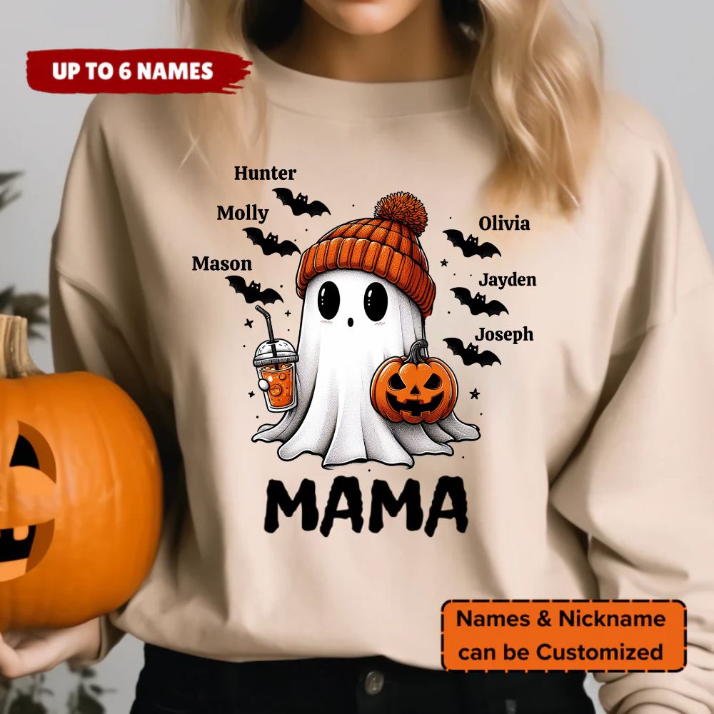 Personalized Boo Fall Halloween T-shirt