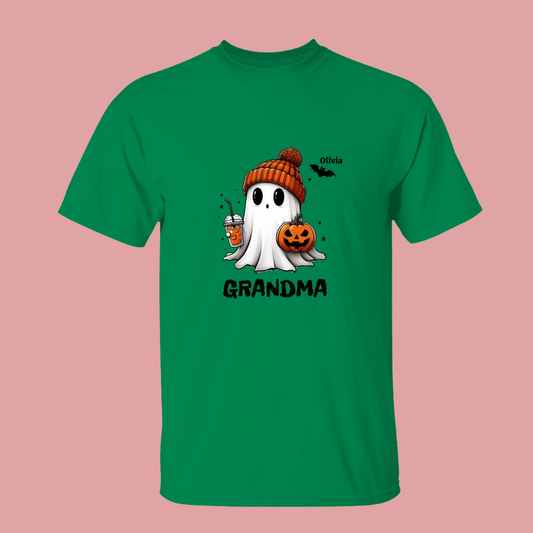 Personalized Boo Fall Halloween T-Shirt