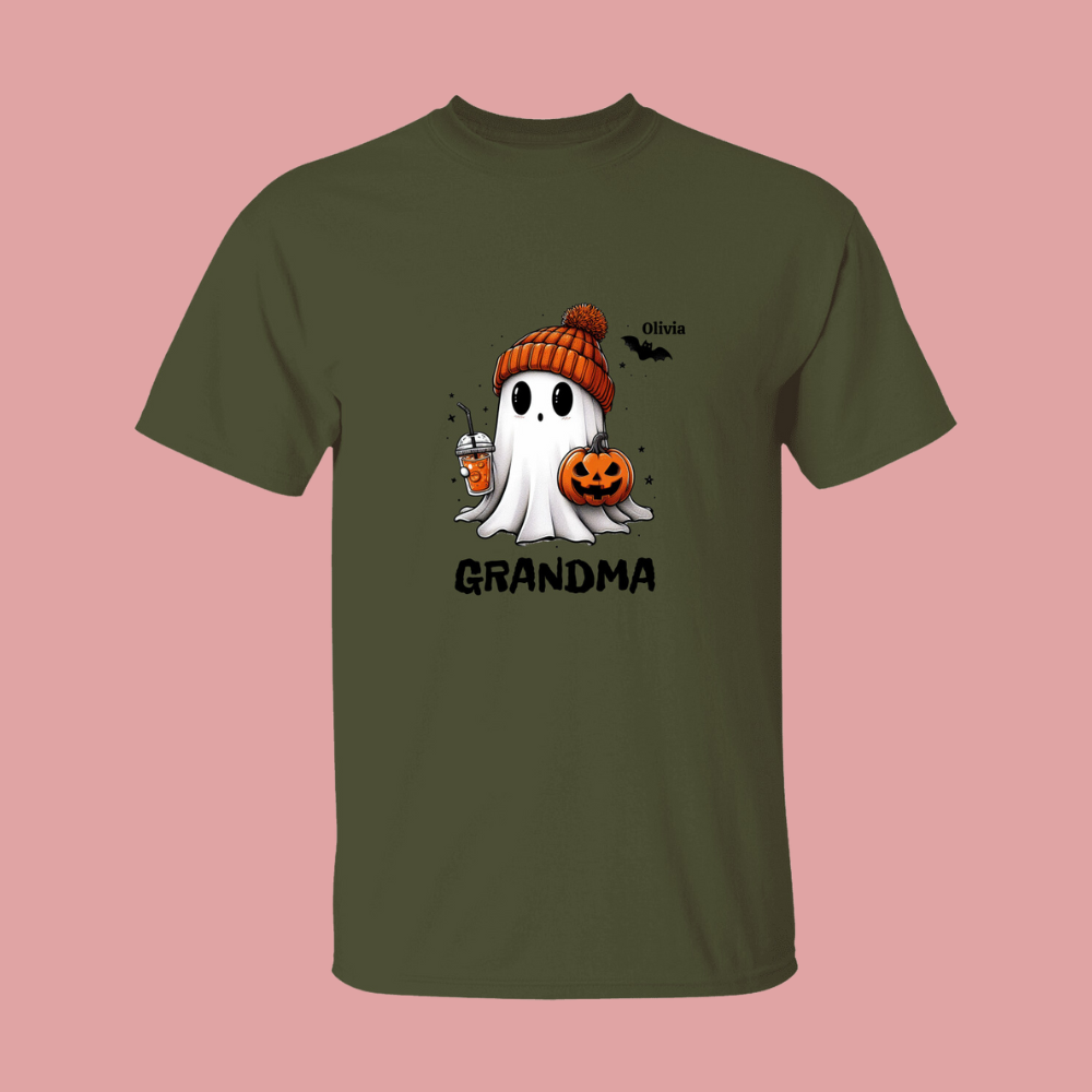 Personalized Boo Fall Halloween T-Shirt