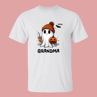 Personalized Boo Fall Halloween T-shirt