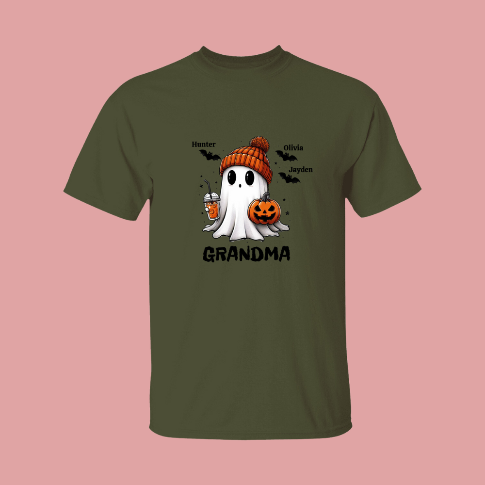 Personalized Boo Fall Halloween T-Shirt