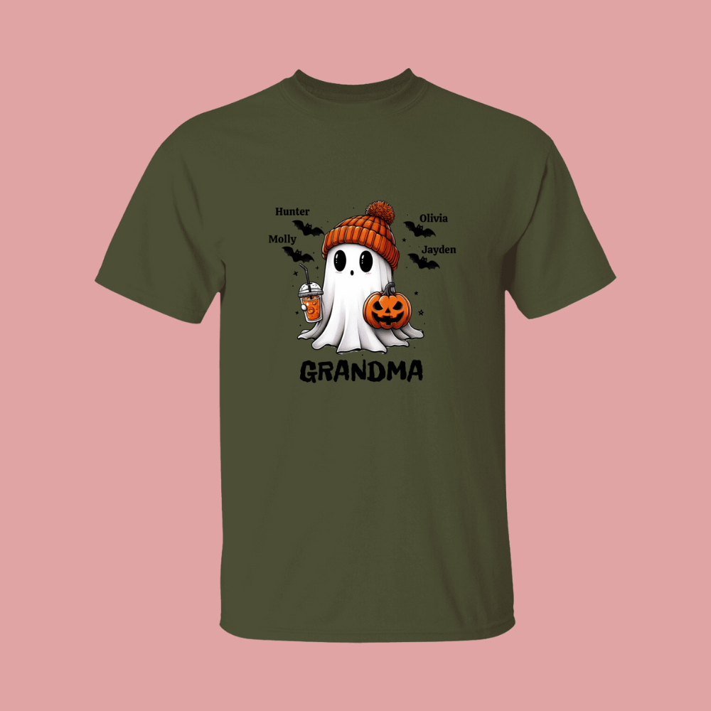 Personalized Boo Fall Halloween T-Shirt