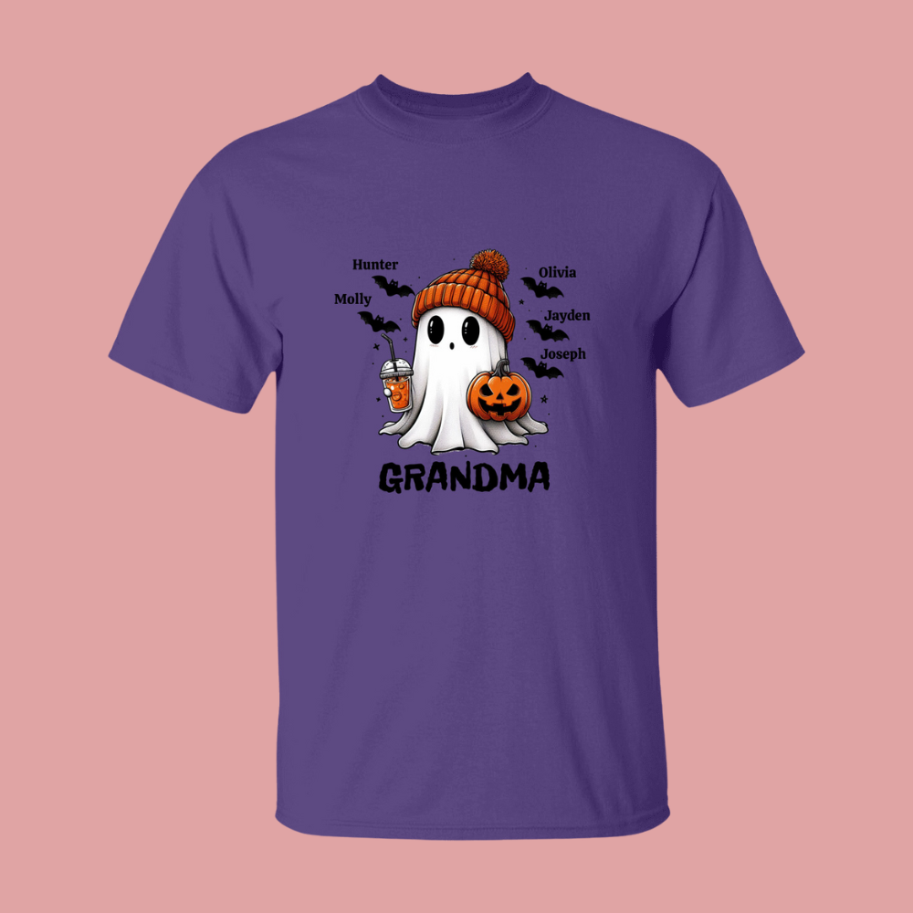 Personalized Boo Fall Halloween T-Shirt