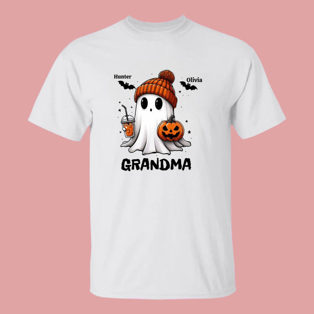 Personalized Boo Fall Halloween T-shirt