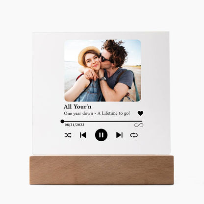 Personalized Song Plaque