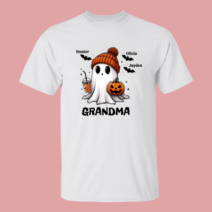 Personalized Boo Fall Halloween T-shirt