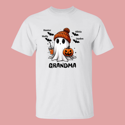 Personalized Boo Fall Halloween T-shirt