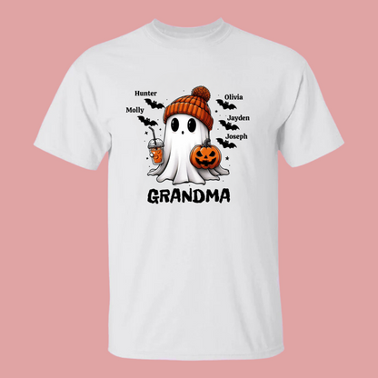 Personalized Boo Fall Halloween T-shirt