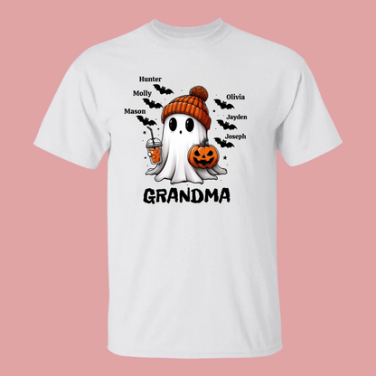 Personalized Boo Fall Halloween T-shirt