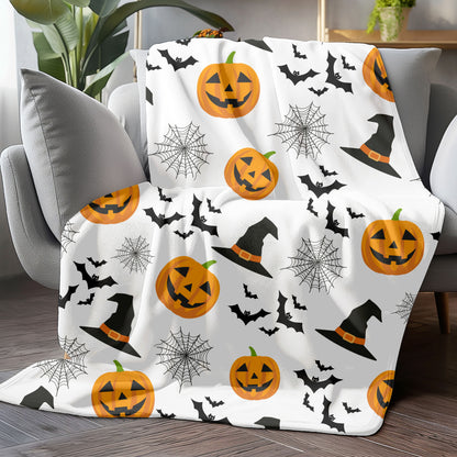 Pumpkins, Witches and Bats Oh My Blanket