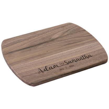 Personalized Couples Cutting Board