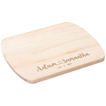 Personalized Couples Cutting Board