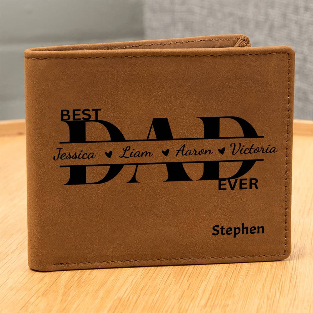 Best Dad Ever - Personalized (Dad and Children's Names)