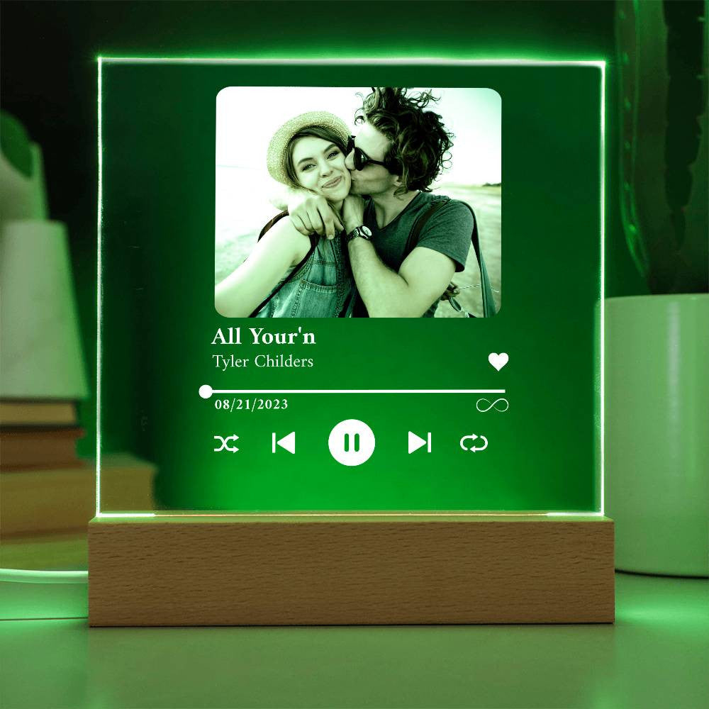 Personalized Song Plaque