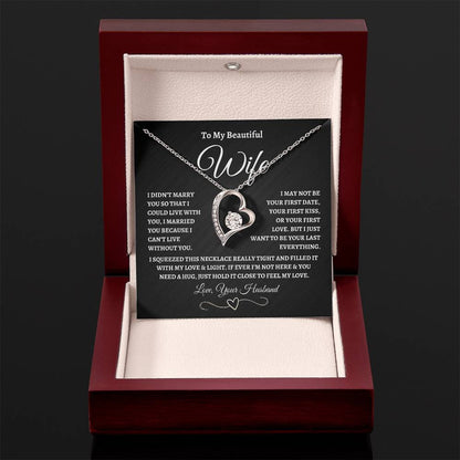 To My Wife – “Forever Love” Love Knot Necklace