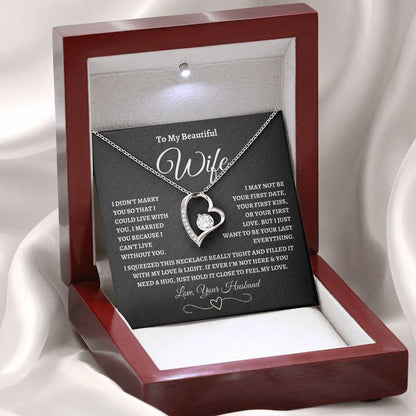 To My Wife – “Forever Love” Love Knot Necklace