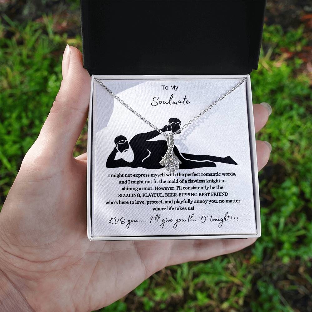 To My Soulmate – “Love, Protect & Playfully Annoy You” Necklace