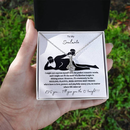 To My Soulmate – “Love, Protect & Playfully Annoy You” Necklace
