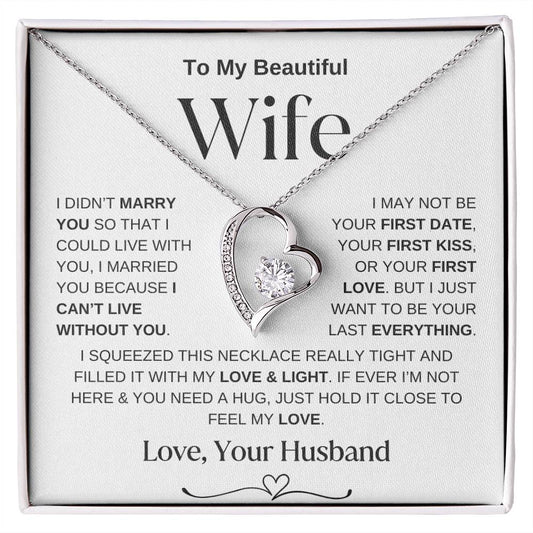 To My Wife | Forever Love Necklace