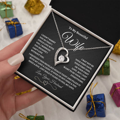 To My Wife – “Forever Love” Love Knot Necklace