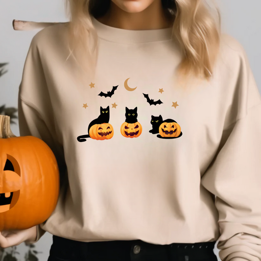 Black Cat Halloween Shirt