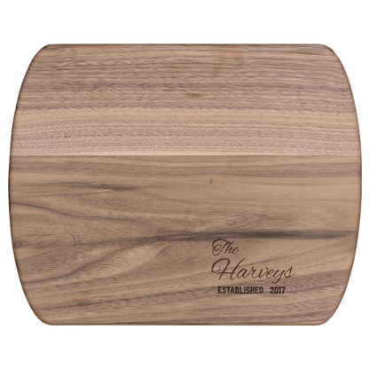 Personalized Family Name Wooden Cutting Board